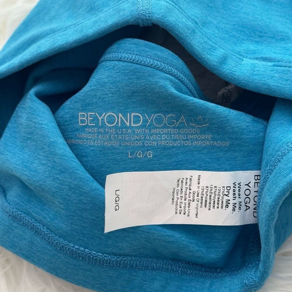 Beyond Yoga Spacedye One Up Bra Cali Blue Heather Size Large - Picture 7 of 10